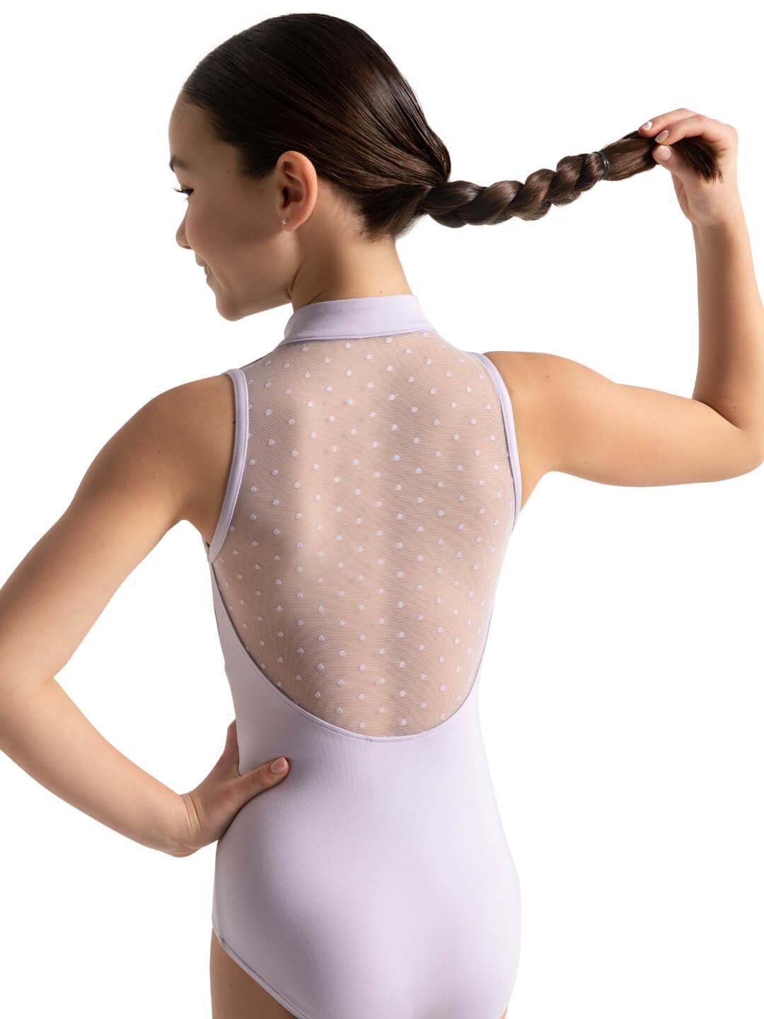 Spot on Zip Front Leotard