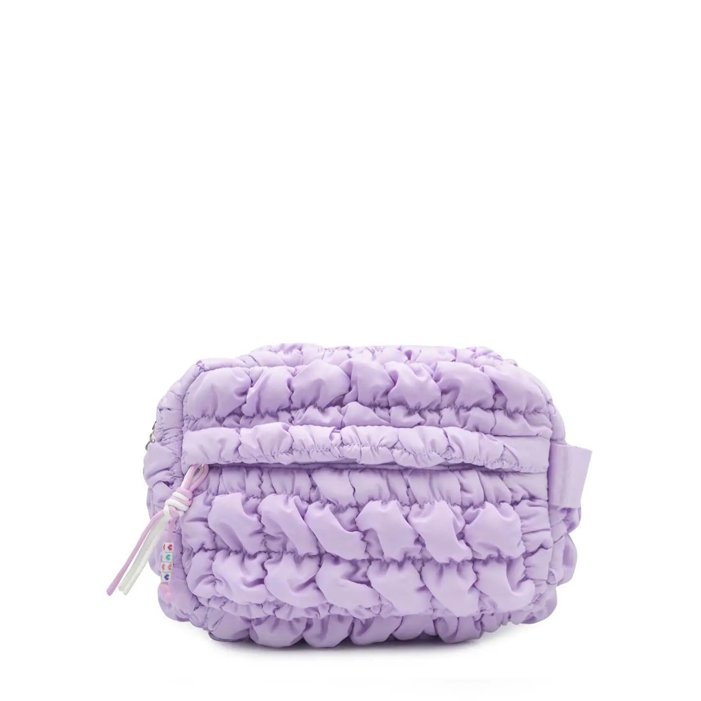 QUILTED SCRUNCHIES POUCH