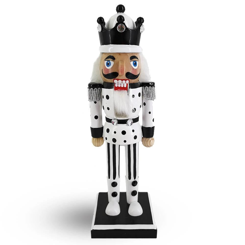 Nutcracker King WHT/BLK Polka Dot
