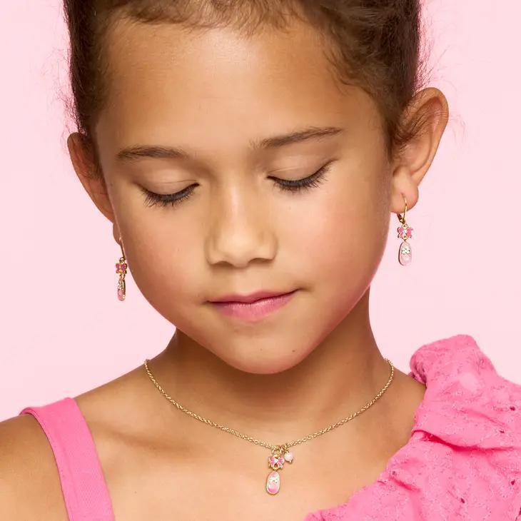 Sweet Petite Necklace - Crystal Ballet Shoe