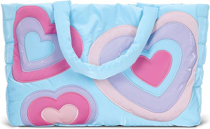 Happy Heart Puffy Weekender