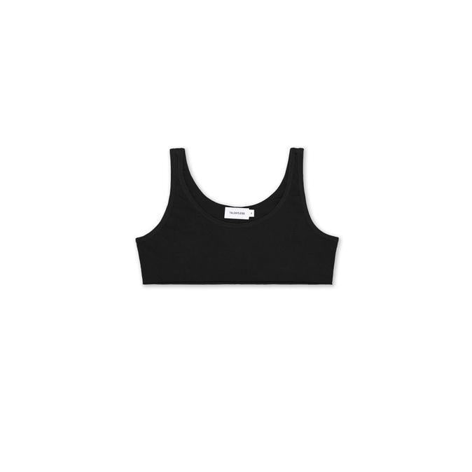 Talentless Raw Hem Crop Top