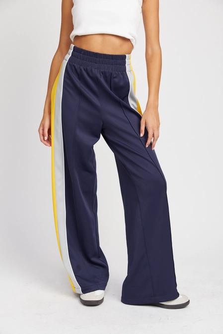 Navy Stripe Trackpants