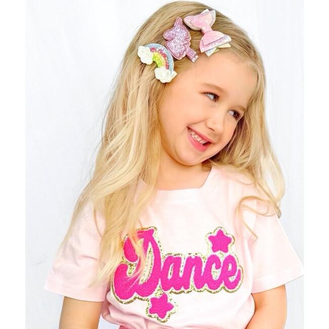Dance Script Patch Short Sleeve T-Shirt