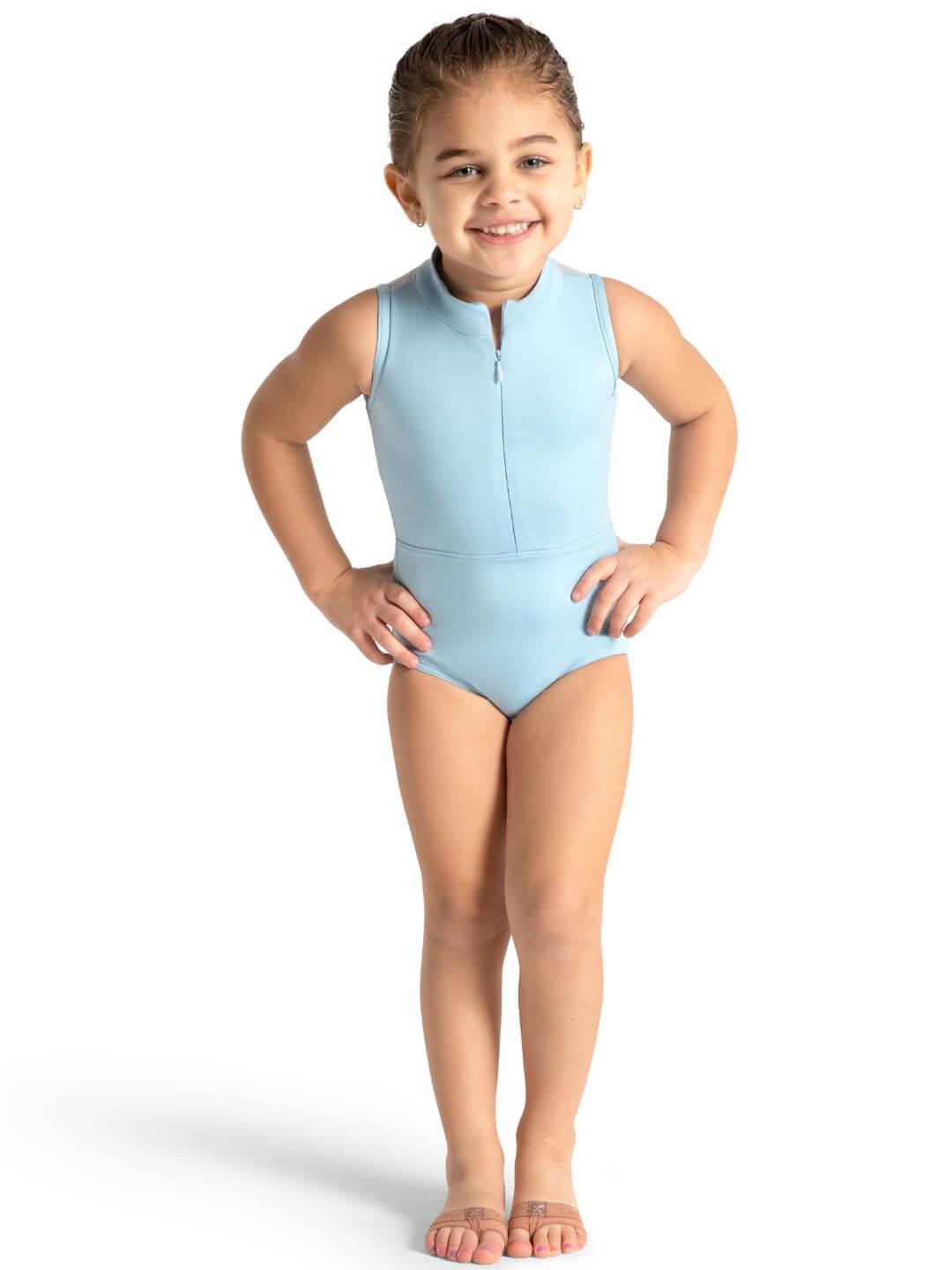 Spot on Zip Front Leotard