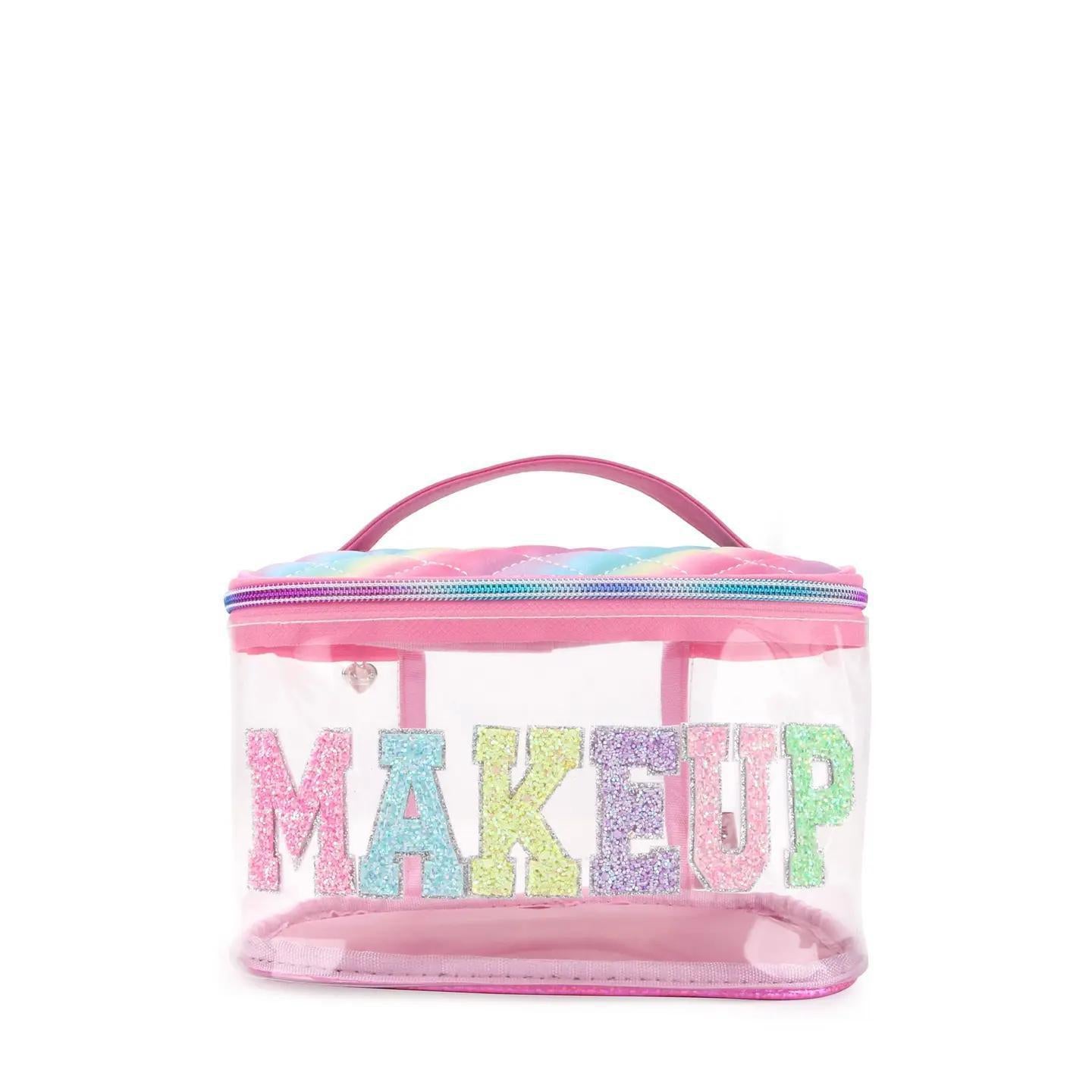 MAKEUP CLEAR GLAM BAG