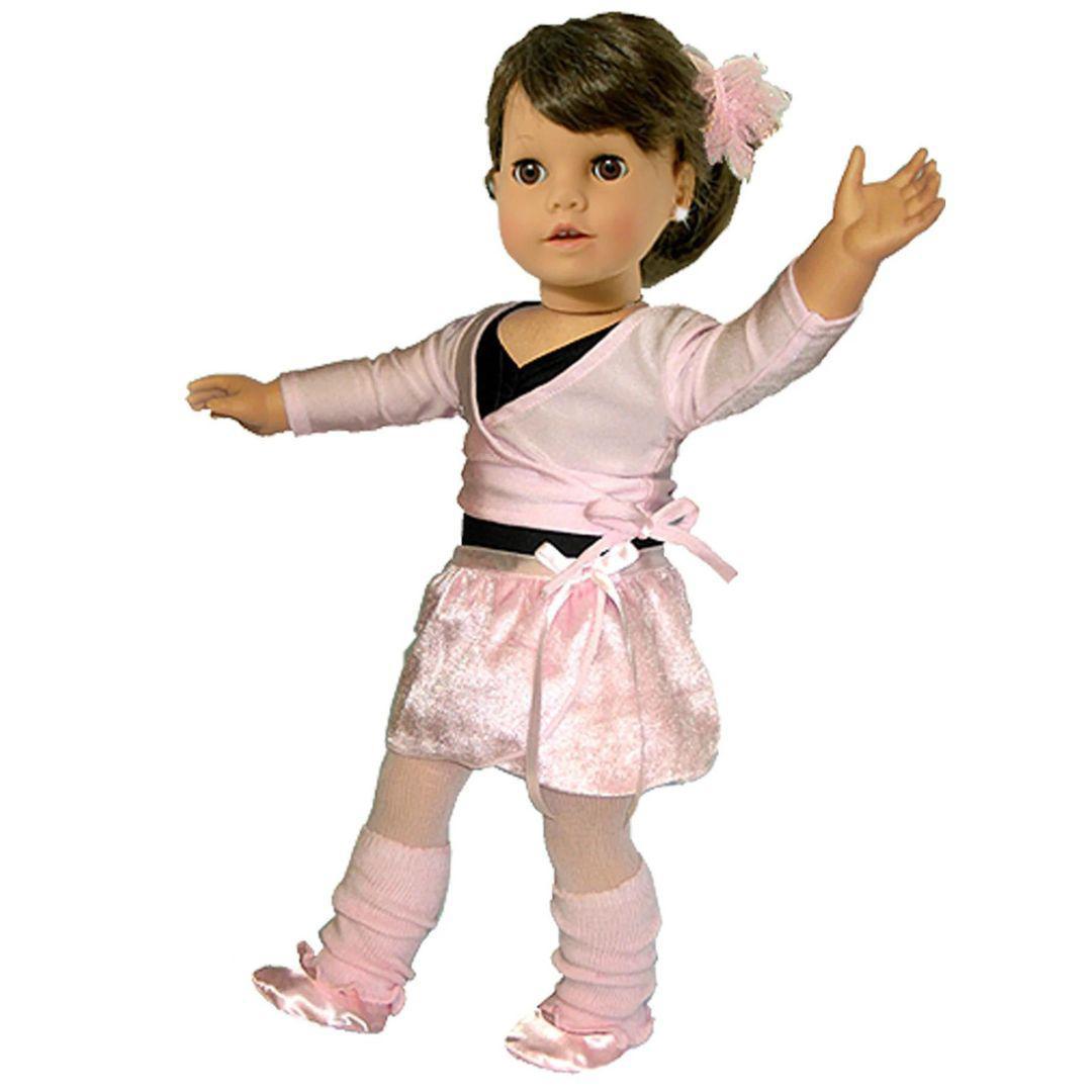 Complete Ballet Leotard and Sweater Doll Set