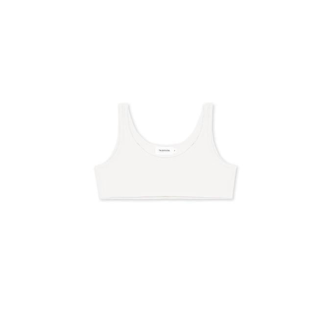 Talentless Raw Hem Crop Top