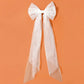 WSS Mesh Pearl Bow Hair Clip