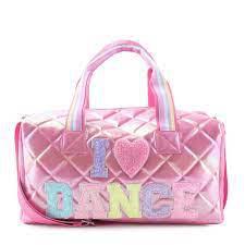 OMG- Dance quilted Metallic Large Duffle Bag