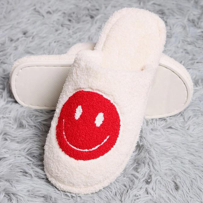 Red Smile Slippers