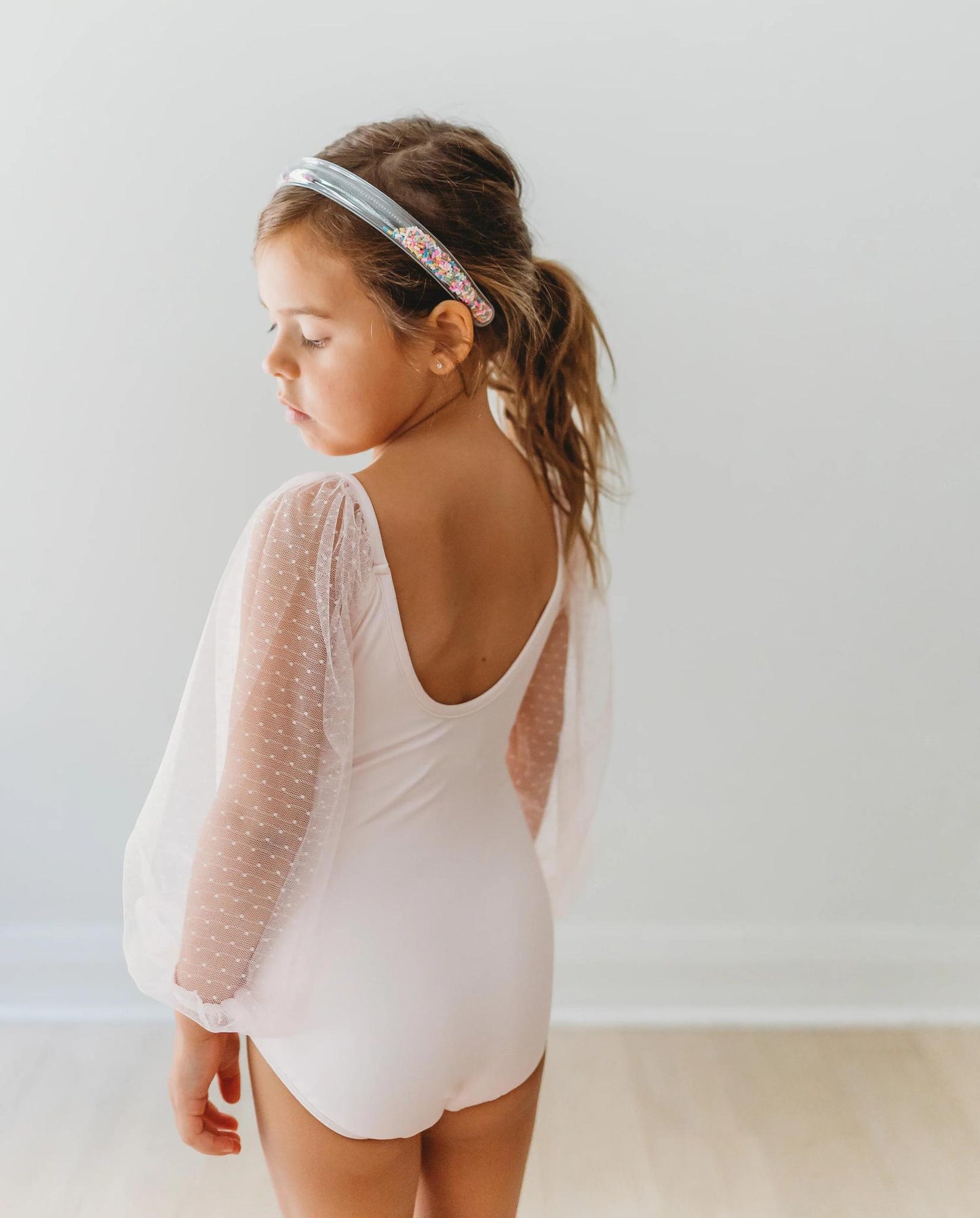 Mesh Leotard Long Sleeve