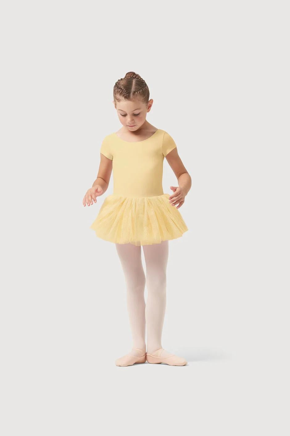 Cap Sleeve Tutu Dress Leotard