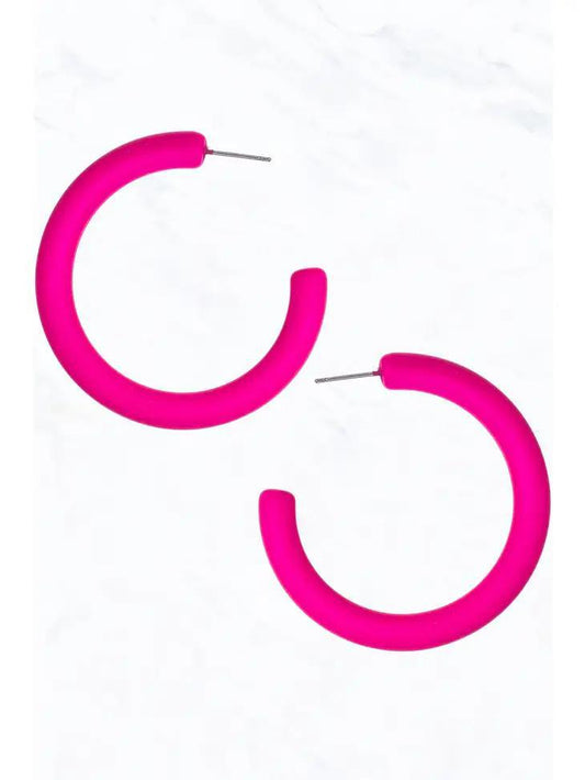 Open Ended Hoop Earrings