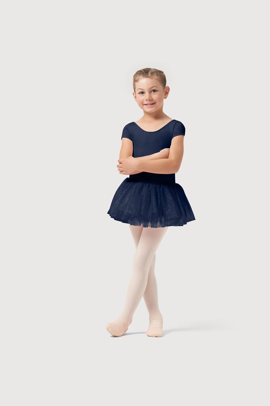 Cap Sleeve Tutu Dress Leotard