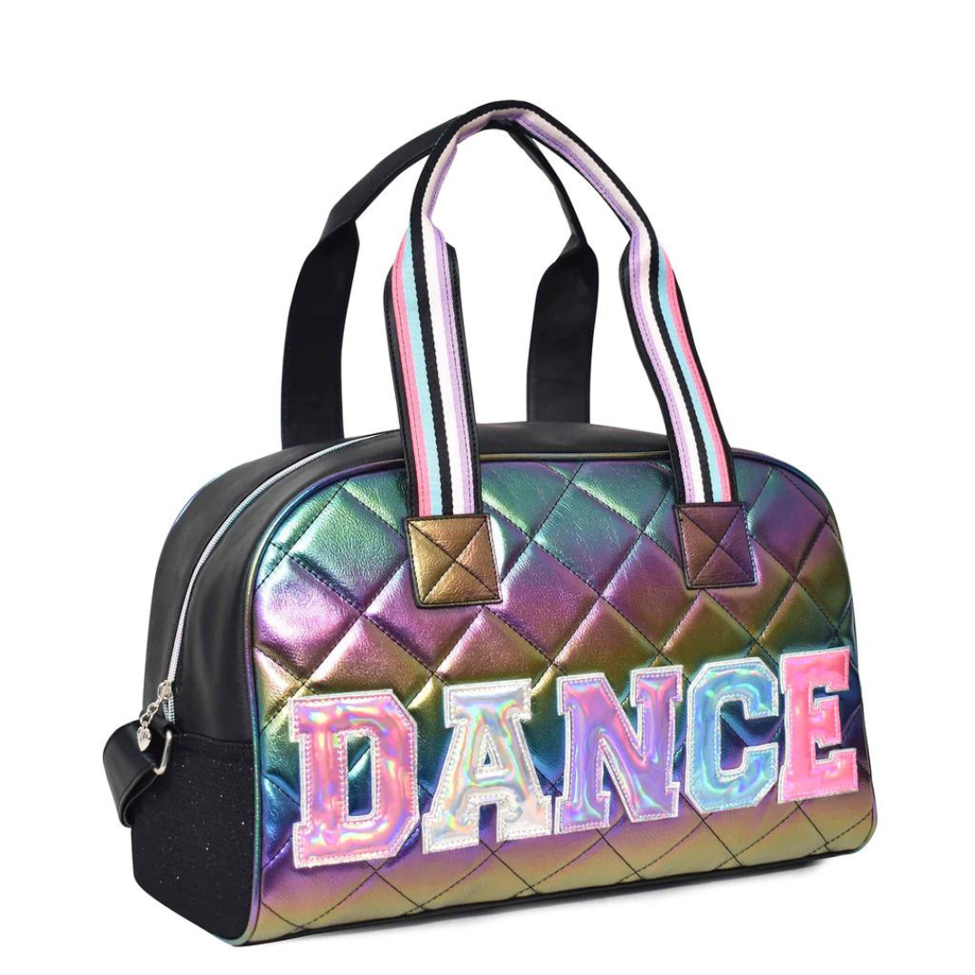 'Dance' Quilted Iridescent Medium Duffle Bag