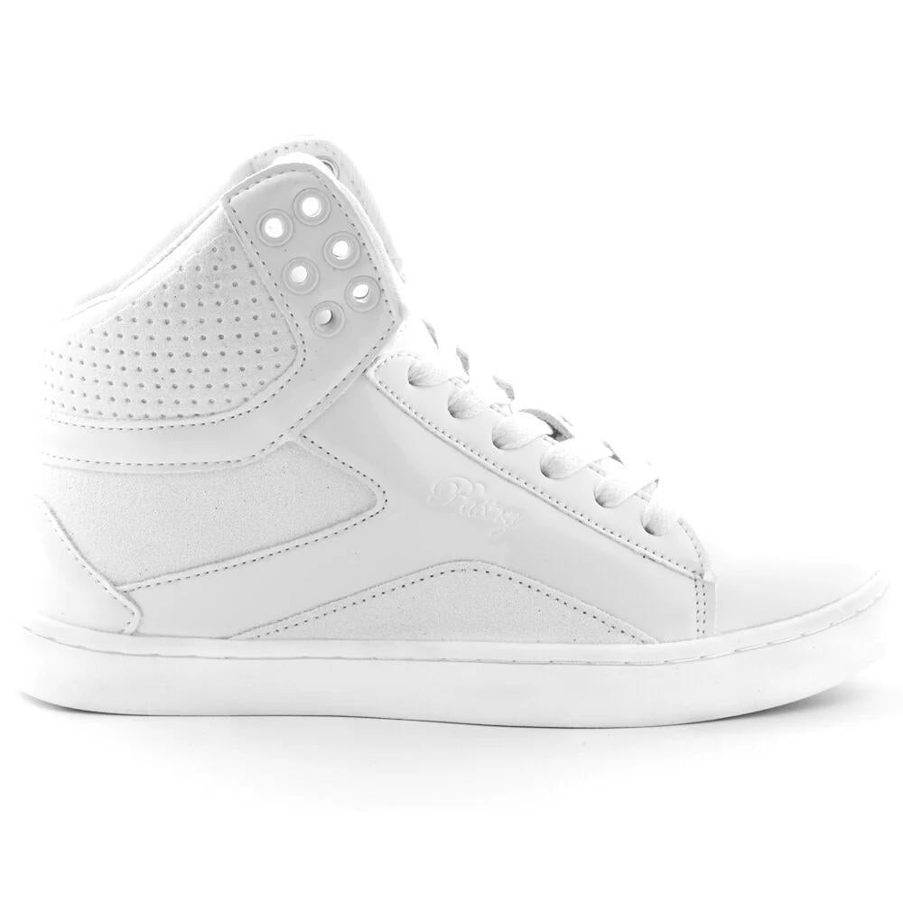 Pastry Grid Glitter Sneaker - White