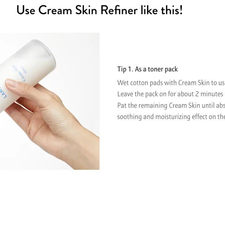 Laneige Mini Skin Cream Refiner & Toner